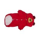 Imagen secundaria del producto Ovejero Oso Con Capota Para Mascotas. Saco ovejero oso con capota, cuenta con botones inferiores para apuntar. Material: Poliéster Color: Rojo, gris, fucsia. Disponible: Razas pequeñas y medianas.