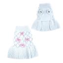 Imagen secundaria del producto Vestido Tejido Con Moños Para Mascotas. Vestido tejido cuello tortuga con moños. Material: Poliéster Color: Rosado, café, azul Disponible: Razas pequeñas y medianas.