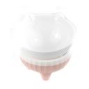 Imagen secundaria del producto Comedero Elevado Gatito Para Mascotas. Comedero elevado, cuenta con base removible y recipiente en forma de gato con inclinación de 15°. Material: Melamina Color: Verde, rosado, gris Disponible: Razas pequeñas