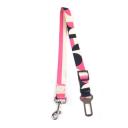 Imagen secundaria del producto Correa De Seguridad Para Mascotas. Correa estampada para ajustar al broche del carro. Material: Poliéster Color/Estampado: Rosado, rosado con negro, multicolor rayas. verde con azul. Disponible: Medianas y grandes.