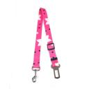 Imagen secundaria del producto Correa De Seguridad Para Mascotas. Correa estampada para ajustar al broche del carro. Material: Poliéster Color/Estampado: Rosado, rosado con negro, multicolor rayas. verde con azul. Disponible: Medianas y grandes.