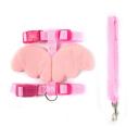 Imagen secundaria del producto Arnés Con Alas Para Mascotas. Arnés tipo H con alas, cuenta con hebillas ajustables y broches de seguridad. Material: Poliéster Color. Azul oscuro, azul claro, rosado, morado, rojo, negro  Disponible: Razas pequeñas.