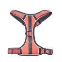 Imagen secundaria del producto Arnés Con Diseño Reflectivo Para Mascotas. Arnés para mascotas con tejido reflectivo, cuenta con broches de seguridad y anillos tipo D en la parte superior e inferior. Material: Poliéster Color: Negro, rojo, azul, morado Disponible: Razas medianas y grandes.