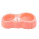 Imagen secundaria del producto Comedero Y Bebedero De Corazon  Para Mascotas. Comedero para mascotas que adopta la forma de un corazón, contando con dos recipientes para agua y comida. Trae botella para enroscar. Material: Plástico   Color: Rosado, verde, azul                                                                                   Disponible: Razas pequeñas. Medidas: Largo 28 cm * Ancho Alto 12 cm