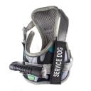 Imagen secundaria del producto Pechera Service Dog Militar Para Mascotas. Pechera anti-tirones, cuenta con hebillas ajustables, broches de seguridad, velcro adhesivo personalizable a los costados y anillo tipo D en la parte superior e inferior para fijar la correa. Material: Poliéster, metal       Estampado: Verde militar, azul militar, negro militar, beige militar.                                            Disponible: Razas medianas Medidas: TALLA S: CUELLO 30-41 CM TORSO MIN-MAX 41-53 CM PESO MAXIMO – APROX 5-11 KG TALLA M: CUELLO  40-53 CM TORSO MIN-MAX 56-58 PESO MAXIMO – APROX 11-23 KG TALLA L: CUELLO 46-66 CM TORSO MIN-MAX 61-76 CM PESO MAXIMO APROX 23-36 KG TALLA XL: CUELLO 70-81 CM TORSO  MIN-MAX 70-82 CM PESO MAXIMO – APROX 36-50 KG TALLA XXL: CUELLO  77-98 CM TORSO MIN-MAX 86-102CM PESO MAXIMO – APROX 51-80 KG, TRAILLA 1,20 CM