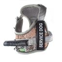 Imagen secundaria del producto Pechera Service Dog Militar Para Mascotas. Pechera anti-tirones, cuenta con hebillas ajustables, broches de seguridad, velcro adhesivo personalizable a los costados y anillo tipo D en la parte superior e inferior para fijar la correa. Material: Poliéster, metal       Estampado: Verde militar, azul militar, negro militar, beige militar.                                            Disponible: Razas medianas Medidas: TALLA S: CUELLO 30-41 CM TORSO MIN-MAX 41-53 CM PESO MAXIMO – APROX 5-11 KG TALLA M: CUELLO  40-53 CM TORSO MIN-MAX 56-58 PESO MAXIMO – APROX 11-23 KG TALLA L: CUELLO 46-66 CM TORSO MIN-MAX 61-76 CM PESO MAXIMO APROX 23-36 KG TALLA XL: CUELLO 70-81 CM TORSO  MIN-MAX 70-82 CM PESO MAXIMO – APROX 36-50 KG TALLA XXL: CUELLO  77-98 CM TORSO MIN-MAX 86-102CM PESO MAXIMO – APROX 51-80 KG, TRAILLA 1,20 CM