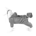 Imagen secundaria del producto Enterizo Impermeable Para Mascotas. Impermeable para mascotas con tejido reflectivo, botones y orificio para sacar la correa. Material: Poliéster, vinilo Color: Azul, gris DIsponible: Razas pequeñas, medianas y grandes