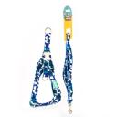 Imagen secundaria del producto Arnés Estampado Con Correa Plana  Talla L. Arnés con correa estampado, cuenta con hebilla para ajustar, broche de seguridad y anillo tipo D para fijar la correa.  Material: Poliéster, metal                                                                                                                                Estampado: Militar azul, militar rojo, militar morado, azul, rosado                                                                                                                  Disponible: Razas medianas Medidas: TALLA L CUELLO 46-66 CM TORSO MIN-MAX 61-76 CM PESO MAXIMO APROX 23-36 KG, TRAILLA 1,20 CM