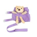 Imagen que muestra el producto Arnés Osito Para Mascotas. Arnés con osito, cuenta con broches de seguridad, anillo tipo D para fijar la correa, hebillas y velcro ajustables. Material: Poliéster
Color: Morado, rosado Disponible: Razas pequeñas