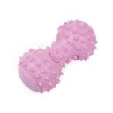 Imagen secundaria del producto Juguete Mancuerna Para Mascotas. Juguete mordedor en forma de maní, cuenta con textura de púas ideal para ayudar con la limpieza de dientes y encías de su mascota. Material: Plástico                                                                       Color: Verde, rosado, amarillo, azul                                                                   Disponible: Razas medianas y grandes