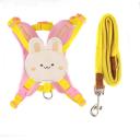 Imagen secundaria del producto Arnés Tipo Chaleco Para Mascotas. Arnés con correa tipo chaleco, cuenta con tejido transpirable, hebillas ajustables, broche de seguridad y anillo tipo D para fijar la correa.  Material: Poliéster, algodón, metal                                                                                                                 Color: Naranja, amarillo, azul, rosado   Disponible: Razas pequeñas. Medidas: TALLA S: CUELLO 30-41 CM TORSO MIN-MAX 41-53 CM PESO MAXIMO – APROX 5-11 KG  TALLA M: CUELLO  40-53 CM TORSO MIN-MAX 56-58 PESO MAXIMO – APROX 11-23 KG TALLA L: CUELLO 46-66 CM TORSO MIN-MAX 61-76 CM PESO MAXIMO APROX 23-36 KG TALLA XL: CUELLO 70-81 CM TORSO  MIN-MAX 70-82 CM PESO MAXIMO – APROX 36-50 KG