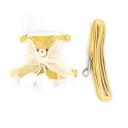 Imagen secundaria del producto Arnés Tipo H Osito Para Mascotas. Arnés de osito para mascotas, cuenta con hebillas ajustables, broches de seguridad y correa. Material: Poliéster Color: Rosa, verde, beige, amarillo, azul  Disponible: Razas pequeñas