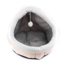 Imagen secundaria del producto Cama Iglú  Para Mascotas. Cama con orejitas tipo iglu para mascotas, cuenta con cojin interno. Material: Poliéster Color: Curuba, gris, verde DIsponible: Razas pequeñas