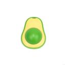 Imagen que muestra el producto Juguete Aguacate Catnip. Juguete aguacate con bola de catnip, cuenta con adhesivo doble para fijar a superficies planas. Material: Plástico Color: Disponible en la foto Disponible: Razas pequeñas