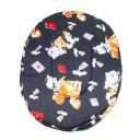 Imagen secundaria del producto Set De Camas Para Mascotas. Set x 10 camas con estampado. Material: Poliéster. Color/ Estampado: Azul gatitos, celeste perritos, vinotinto perritos, negro perros, rayas perritos, azul perritos, azul oscuro huellas, rojo perros, rojo huesitos. Disponible: Razas pequeñas y medianas