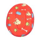 Imagen secundaria del producto Set De Camas Para Mascotas. Set x 10 camas con estampado. Material: Poliéster. Color/ Estampado: Azul gatitos, celeste perritos, vinotinto perritos, negro perros, rayas perritos, azul perritos, azul oscuro huellas, rojo perros, rojo huesitos. Disponible: Razas pequeñas y medianas