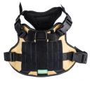 Imagen secundaria del producto Pechera Anti-Tirones Militar Para Mascotas. Pechera anti-tirones, cuenta con hebillas ajustables, broches de seguridad, velcro para personalizar y anillo tipo D en la parte superior e inferior para fijar la correa. Material: Poliéster, metal Color: verde militar, azul militar, verde, beige Disponible: Razas medianas y grandes. Medidas: TALLA S GRANDE 46-57 CM  TALLA M GRANDE: 46 -72 CM  TALLA L GRANDE: 54- 78 CM TALLA XL GRANDE 68 – 94 CM TALLA XXL GRANDE: 82-104 CM