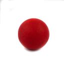 Imagen que muestra el producto Juguete Pelota Maciza Para Mascota. Pelota maciza ideal para elevar la actividad física de su mascota. Resistente a las mordidas. Material: Caucho Color: Rojo Disponible: Razas medianas y grandes.