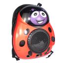 Imagen secundaria del producto Bolso Cargador Pingüino Y Mariquita. Maleta estampada para mascotas, cuenta con respiradero tipo anillos y cupula intercambiable. Material: Plástico, poliéster Color: Disponible en la foto. Disponible: Razas pequeñas.