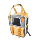 Imagen secundaria del producto Bolso Transportador De Mascotas. Maleta con visor en malla y cremallera, bolsillo delantero con correas y broche con iman, bolsillos laterales en malla y tapete interno que brinda mayor estabilidad. Se puede llevar como bolso o maleta. Material: Mezclilla, malla, metal                                                                                                     Color: Verde, azul, amarillo                                                                                                            Disponible: Razas pequeñas de hasta 10-15 kg