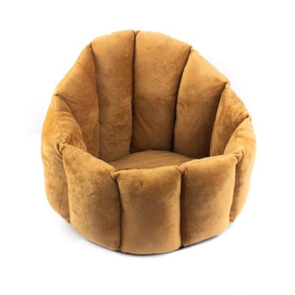 Imagen que muestra el producto Cama Trono Para Mascotas. Cama tipo trono para mascotas. Material: Poliéster Color: rosado, gris, azul, café DIsponible: Razas pequeñas y medianas.