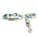 Imagen secundaria del producto Collar Estampado Para Mascotas. Collar con correa estampado cuenta con hebilla para ajustar, broche de seguridad y anillo tipo D para fijar la correa.  Material: Poliéster, metal  Estampado: Pokemon, Paw Patrol, azul militar, rosado militar. Disponible: Razas pequeñas, medianas y grandes. Medidas: Talla S : Largo 1.20 cm * Ancho 1cm Talla M: Largo 1.20 cm * Ancho 1.5cm Talla L : Largo 1.20 cm * Ancho 2 cm Talla XL: Largo 1.20 cm * Ancho 2.5cm