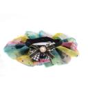 Imagen secundaria del producto Cuello Con Cinta Y Accesorio  Para Mascotas. Collar con moño en el centro y cinta de tela ajustable.  Material: Poliéster                                                                                                                                                      Color: morado, rosado, negro, blanco                                                                                                 Disponible: Razas pequeñas y medianas Medidas:  Talla M : Largo25cm *Ancho11 cm Talla L : Largo30 cm *Ancho12 cm