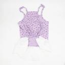 Imagen secundaria del producto Vestido De Tirantes Para Mascotas. Vestido de tirantes para mascotas con estampado de flores. Material: Poléster Color: Blanco, morado, rosado Disponible: Razas pequeñas y medianas