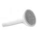 Imagen secundaria del producto Cepillo Cabezal Ovalado Para Mascotas. Cepillo con cerdas de metal, mango antideslizante y botón trasero para expulsar el pelo.  Material: Metal, plástico                                                                                                 Color: Gris, azul, rosado                                                                                                          Disponible: Razas pequeñas y medianas con pelaje largo.