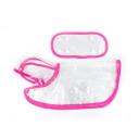 Imagen secundaria del producto Impermeable Transparente Para Mascotas. Capa de lluvia para mascotas, cuenta con botones para ajustar. Material: Poliéster                                                                                                                                                                                                             Color: Verde, rosado                                                                                                                                    Disponible: Razas pequeñas.