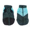 Imagen secundaria del producto Chaleco Impermeable Para Mascotas. Chaleco para mascotas impermeable, cuenta con cremallera y anillos tipo D para fijar la correa. “Material: Poliéster Color: Gris con negro, verde con azul DIsponible: Razas pequeñas, medianas, grandes.