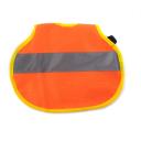 Imagen secundaria del producto Chaleco Reflectivo Para Aves. Chaleco reflectivo para aves, cuenta con velcro ajustables en los costado, capa superior impermeable y capa inferior transpirable. Ideal para proteger y encontrar las aves de corral rápidamente. Material: Poliéster Color: Verde, naranja, negro Disponible: Razas pequeñas