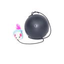 Imagen secundaria del producto Juguete Interactivo Pelota Cuerda Con Ratón. Juguete interactivo pelota automática, cuenta con cuerda y ratón con plumas. Modo de uso: Girar pelota para abrir, encontrará el motor del juguete con una pieza movible para instalar la bateria AA, despues de instalada cierre y oprima el botón. Material: Plástico Color: Naranja con azul, naranja, negro Disponible: Razas pequeñas
