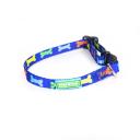 Imagen secundaria del producto Collar Huesitos Para Mascotas. Collar con estampado de huesos, cuenta con hebilla ajustable, broche de seguridad y anillo tipo D para fijar a la correa. Material: Poliéster, metal                                                                                              Color: Azul, rojo, amarillo, negro                                                                                                   Disponible: Razas pequeñas. Medidas: TALLA XS: Largo33  cm * Ancho 1 cm TALLA L: Largo58  cm * Ancho 41 cm