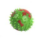 Imagen que muestra el producto Juguete Pelota Maciza Copo De Nieve. Juguete pelota chillona maciza con estampado de copo de nieve. Ayuda a eliminar el sarro. Material: Plástico Estampado: Verde, rojo, blanco Disponible: Razas medianas y grandes.