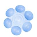 Imagen secundaria del producto Comedero Multiple Para Mascotas. Comedero multiple para mascotas, cuenta con 6 comederos y antideslizantes. Material: Plástico Color: Rosado, azul Disponible: Razas pequeñas