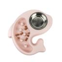 Imagen secundaria del producto Comedero Pez Antirreflujo Para Mascotas. Comedero para mascotas con sistema antireflujo, cuenta con bowl removible. Material: Plástico Color:Azul, verde, naranja Disponible: Razas pequeñas y medianas