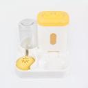 Imagen que muestra el producto Comedero Y Bebedero Mascotas. Comedero y bebedero para mascotas automatico con tecnología de alimentación por gravedad. Material: Plástico                                                                                                                                                                            Color: Amarillo, azul                                                                                                                                                Disponible: Razas pequeñas y medianas