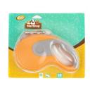 Imagen que muestra el producto Correa Retractil Para Mascotas 5Mts. Correa retractil con mango antideslizante. Trae 5m de cuerda. Material: PVC, metal     Color: Rosado, verde, azul, naranja                                                                                                         Disponible: Razas medianas de hasta 20kg Medidas: 5mts * Ancho 2 cm