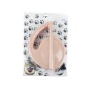 Imagen secundaria del producto Correa Retractil Unicolor  3Mts. Correa retractil unicolor, cuenta con botón para fijar la correa o soltarla. Trae 3M de cuerda. Material: PVC, metal     Color: Azul, rosado, gris                                                                      Disponible: Razas pequeñas y medianas de hasta 12 kg. Medidas :Talla S Largo 3M * 12kg Talla S