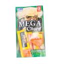Imagen que muestra el producto Dog Mega Churu Treat. Suplemento alimenticio para perros de todas las razas y tamaños. Churu liquido x 3 paquetes de 48g. Ingredientes: Agua, pollo y/o atún, queso, calabaza, almidón de tapioca, extracto de levadura, suplemento de vitamnina E, extracto de té verde
Color: Amarillo, naranja, azul Disponible: Razas pequeñas, medianas y grandes