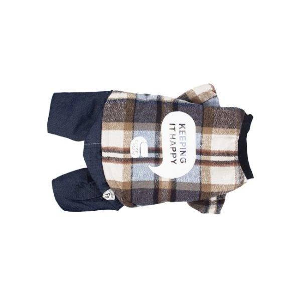 Imagen que muestra el producto Enterizo Ovejero Leñador Para Mascotas. Sin descripción Producto diseñado especialmente para mascotas con materiales seguros y de alta calidad.