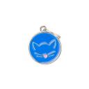 Imagen secundaria del producto Placa De Identificación Redonda Gato. Placa de identificación redonda con estampado de gato. Material: Metal Color: Negro, rojo, azul, rosado, morado, blanco Disponible: Razas pequeñas y medianas