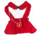 Imagen secundaria del producto Vestido Margarita Para Mascotas. Vestido tipo muñeca para mascotas, cuenta con velcro ajustable. Material: Poliéster Color: Rosado, azul, rojo Disponible: Razas pequeñas
