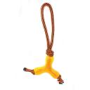 Imagen secundaria del producto Juguete Con Cuerda Para Mascotas. Juguete mordaza con cuerda. Material: Plástico, Poliéster Color: Naranja, morado Disponible: Razas medianas y grandes.