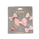 Imagen secundaria del producto Set X 5 Moños De Pinzas Para Mascotas. Set de moños en pinza para mascotas. Material: Poliéster, metal Color: Disponible en la foto Disponible: Razas medianas y grandes.