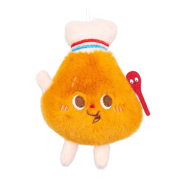 Imagen que muestra el producto Juguete Felpa Presa De Pollo Chef. Juguete de felpa presa de pollo chef con cuchara. Material: Poliéster Color: Disponible en la foto. Disponible: Razas pequeñas