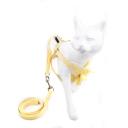 Imagen secundaria del producto Pechera A Cuadros Para Mascotas. Pechera con correa, cuenta con moño en el centro, gancho para ajustar a la medida y anillos para fijar la correa.  Material: Poliéster, metal     Color: Rosado, azul, verde, beige, amarillo.                                                                  Disponible: Razas pequeñas. Medidas:TALLA S: CUELLO 30-41 CM TORSO MIN-MAX 41-53 CM PESO MAXIMO – APROX 5-11 KG, TRAILLA 1,20 CM TALLA M: CUELLO  40-53 CM TORSO MIN-MAX 56-58 PESO MAXIMO – APROX 11-23 KG, TRAILLA 1,20 CM