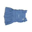 Imagen secundaria del producto Vestido Jean Para Mascotas. Vestido Jean para mascotas, cuenta con velcro ajustable a los costados y anillo tipo D para fijar la correa. Material: Poliéster
Color: Disponible en la foto Disponible: Razas pequeñas y medianas