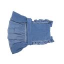 Imagen secundaria del producto Vestido Jean Para Mascotas. Vestido Jean para mascotas, cuenta con velcro ajustable a los costados y anillo tipo D para fijar la correa. Material: Poliéster
Color: Disponible en la foto Disponible: Razas pequeñas y medianas